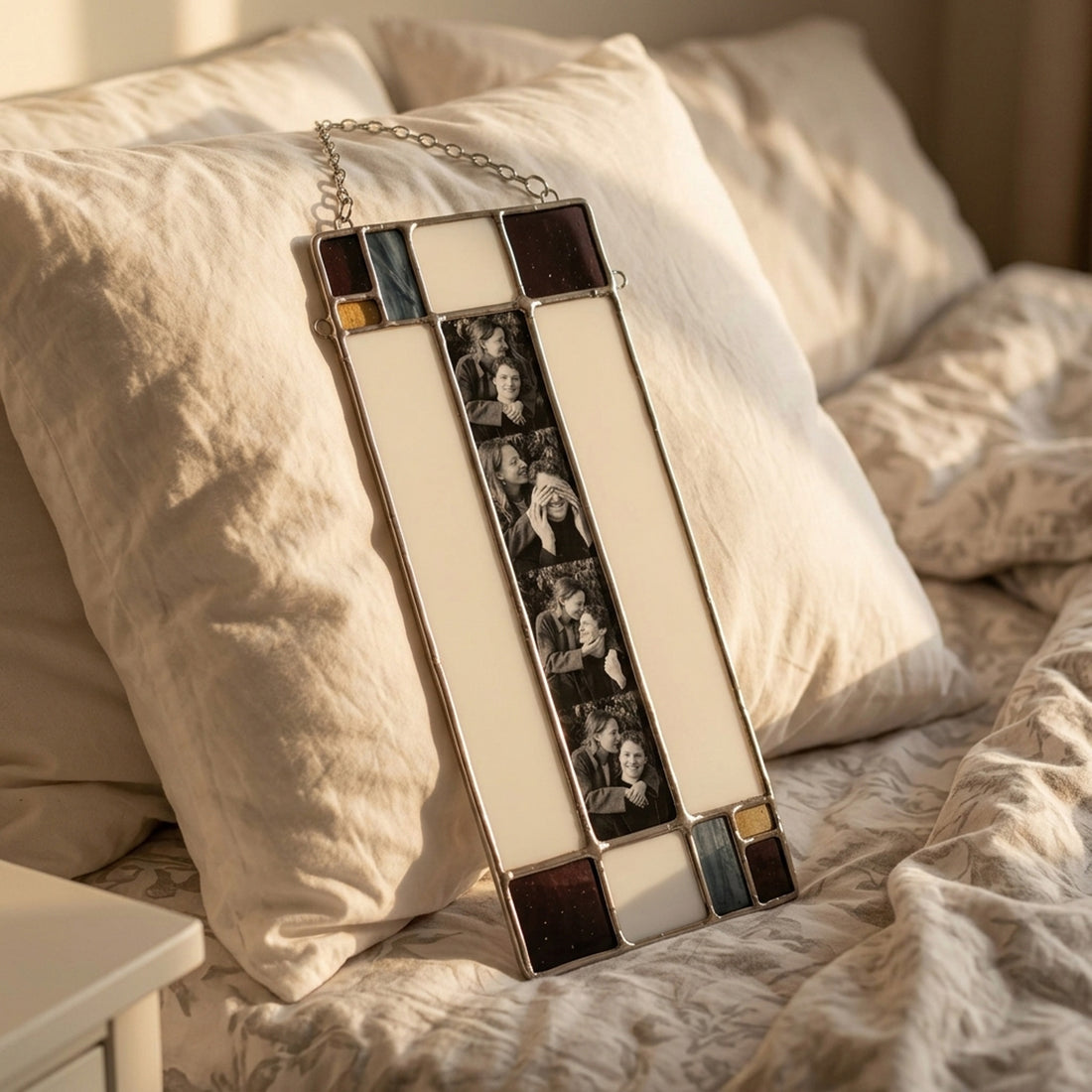 Custom Stained Glass Photo Booth Strip Frame