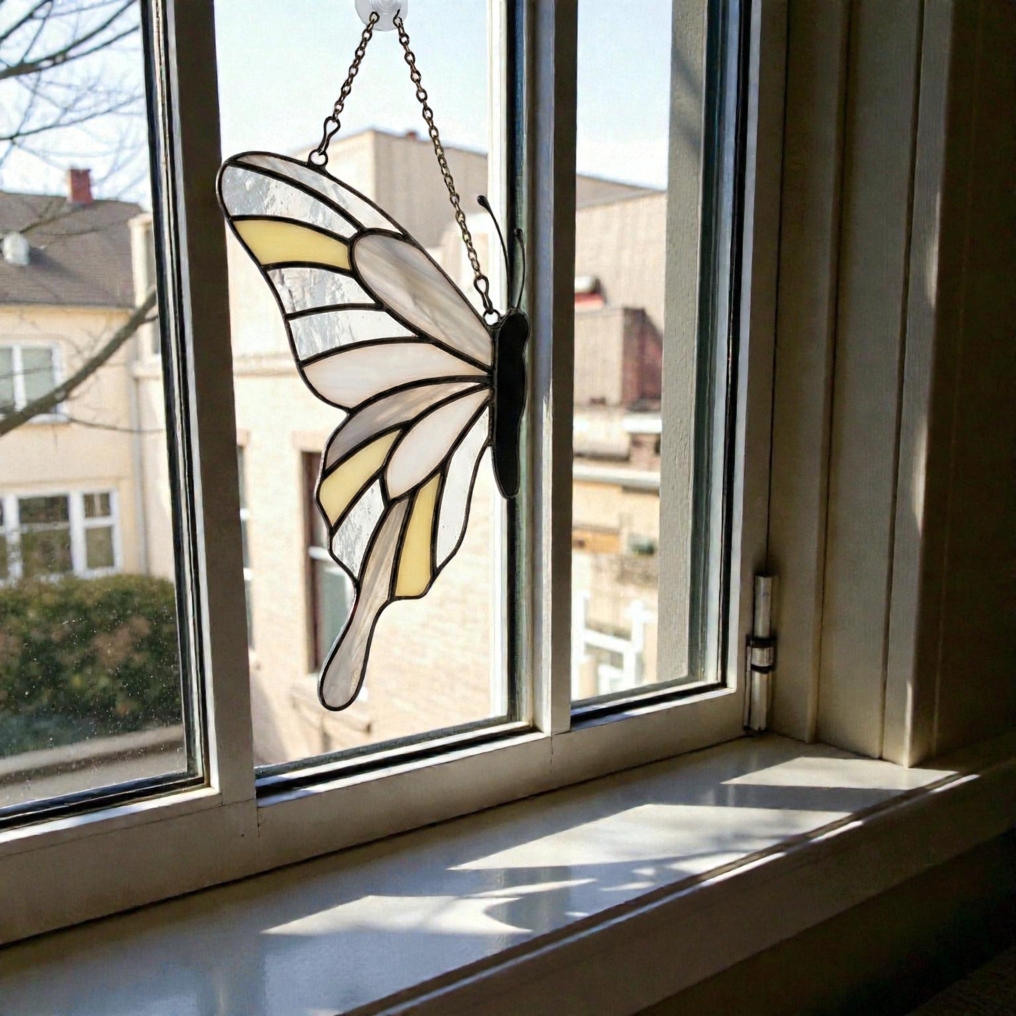 Stained Glass Butterfly Suncatcher