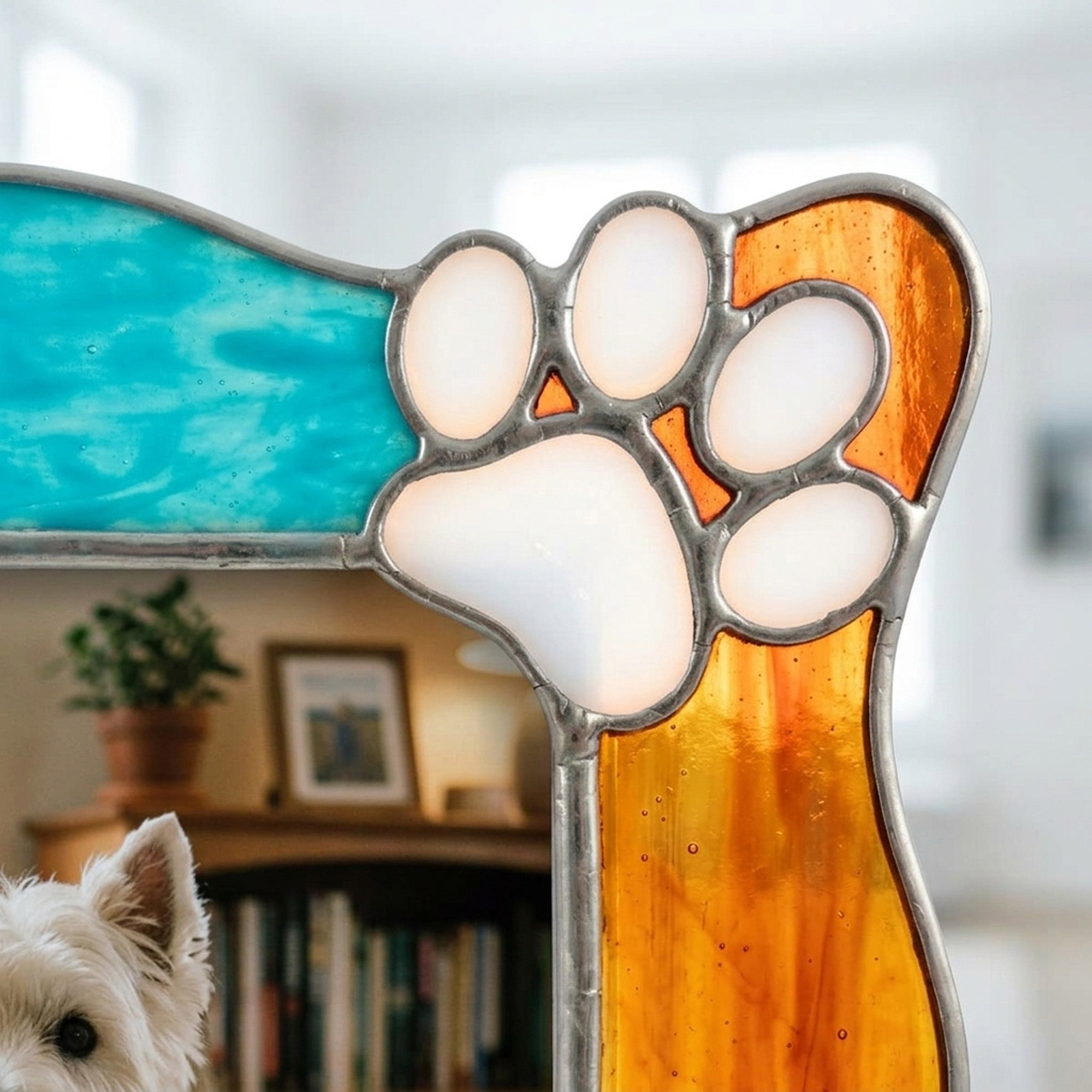 Stained Glass Custom for Pet Photo Frame