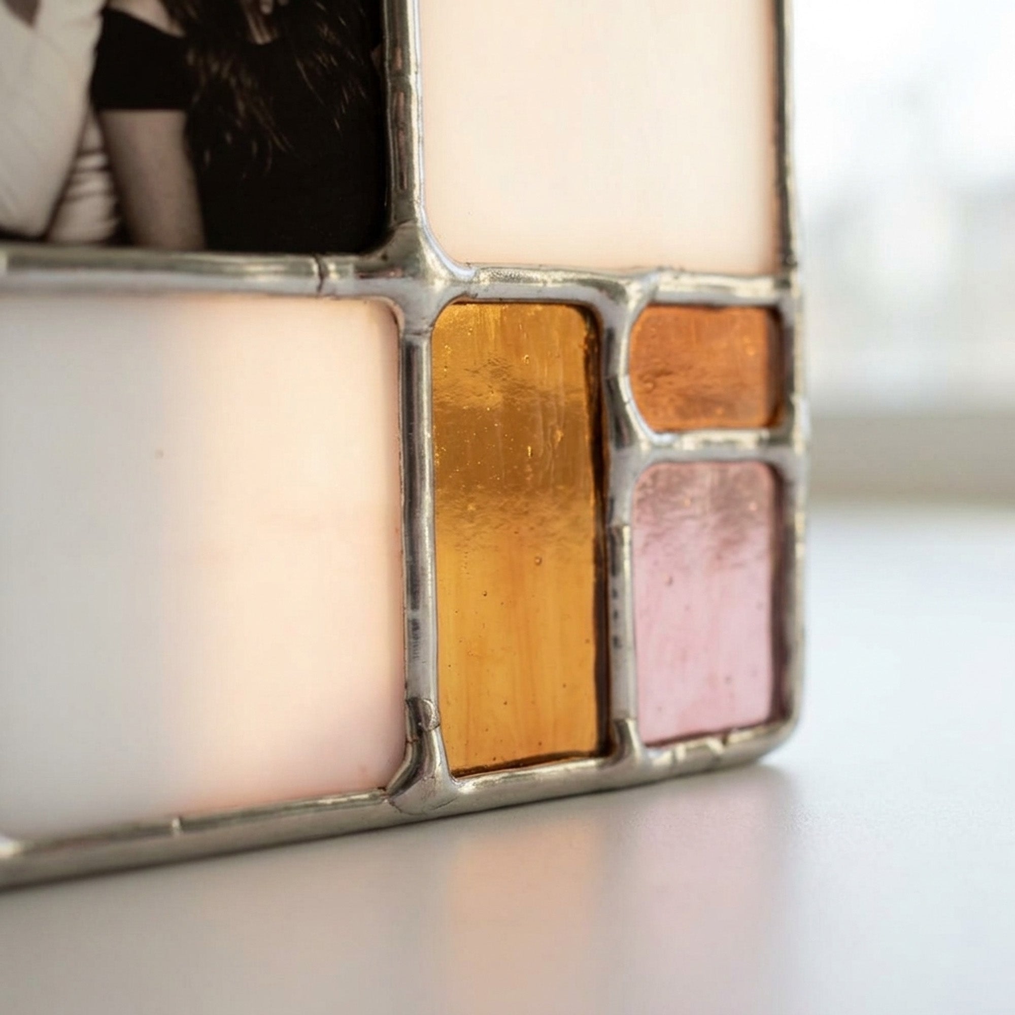 Stained Glass Custom for Bestie Photo Frame