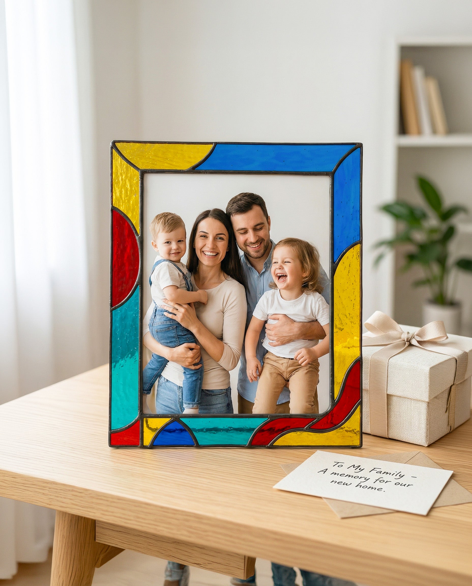 Stained Glass Photo Frame for Kid & Newborn Shape