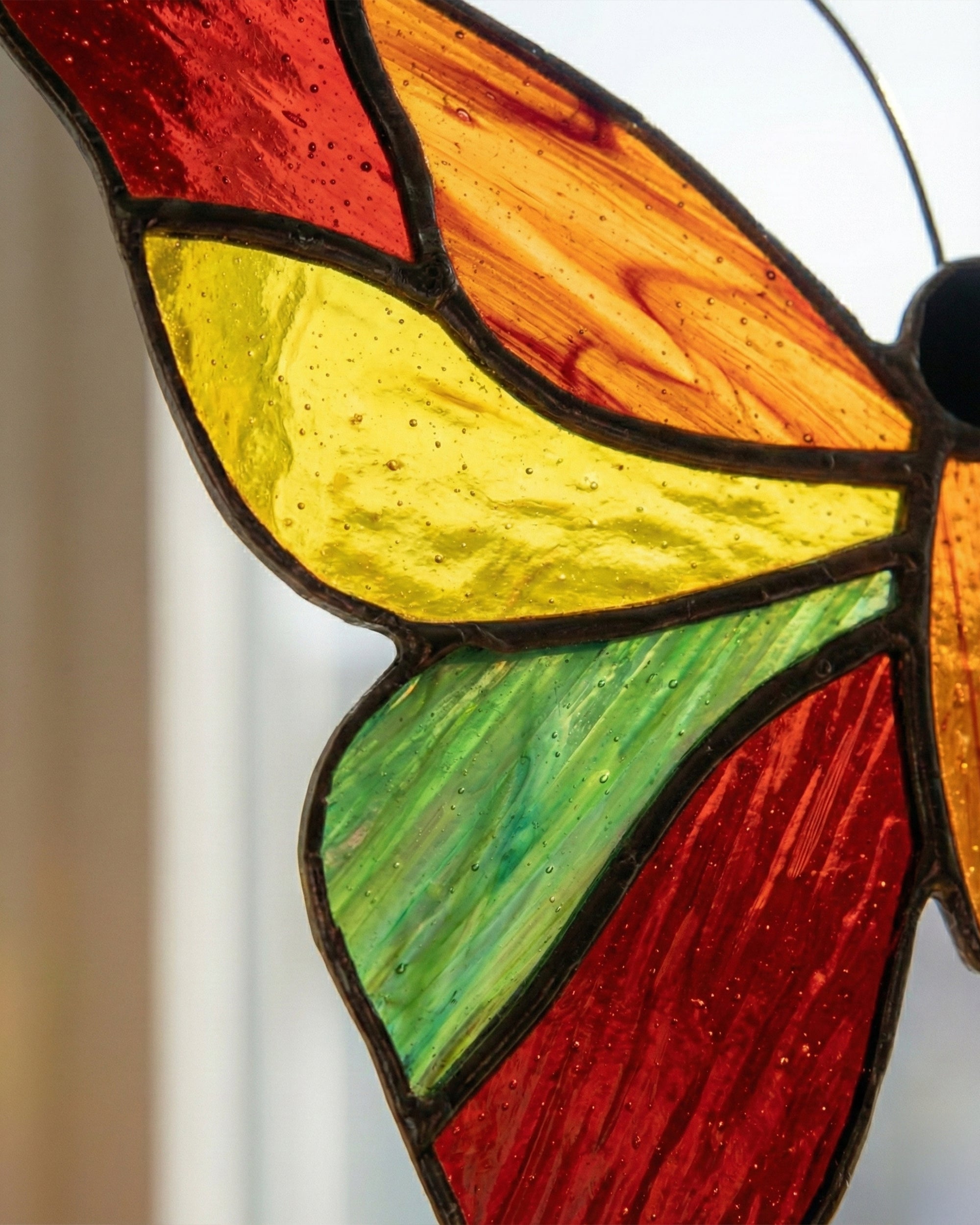 Stained Glass Butterfly 2 Suncatcher
