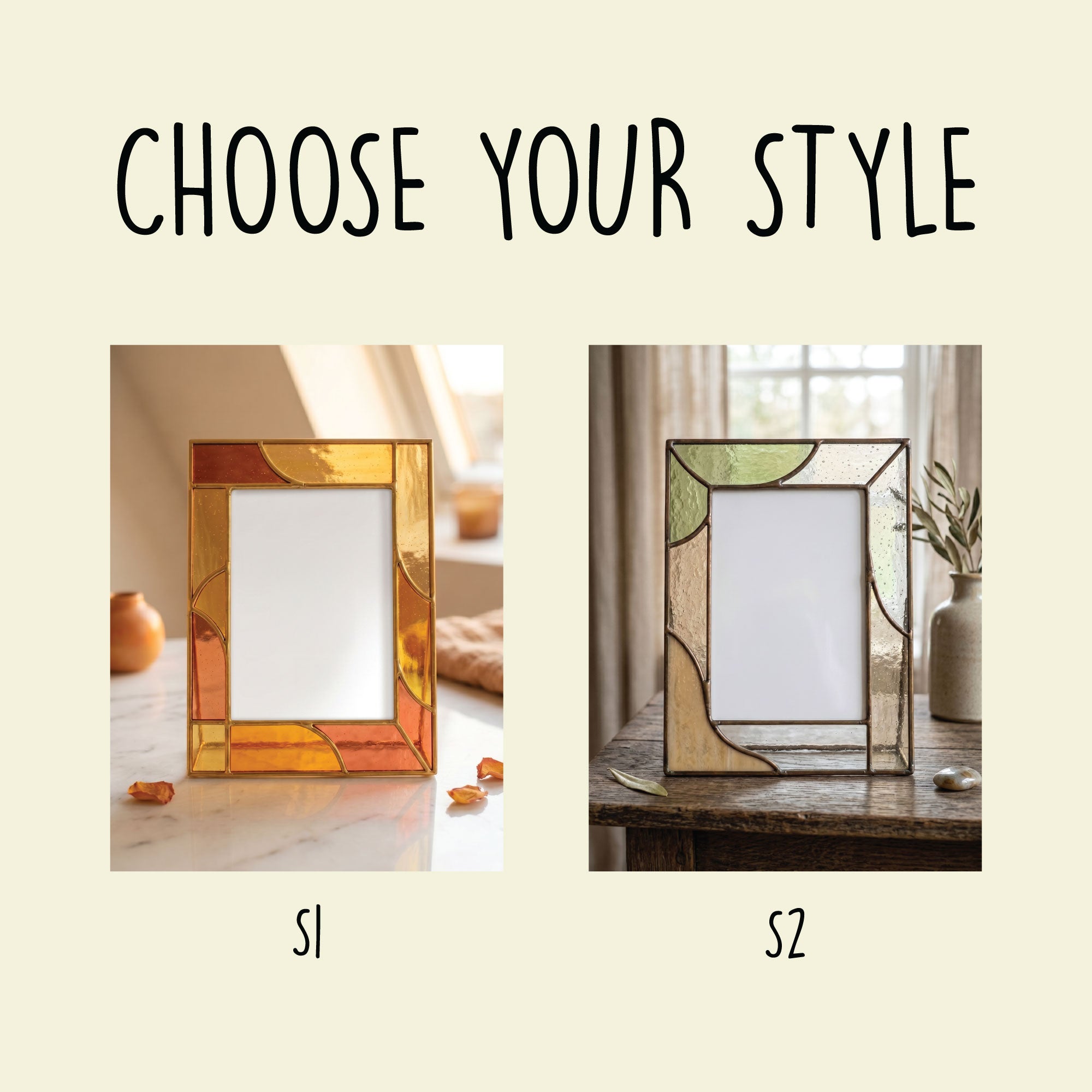 Stained Glass Custom In Loving Memory Photo Frame